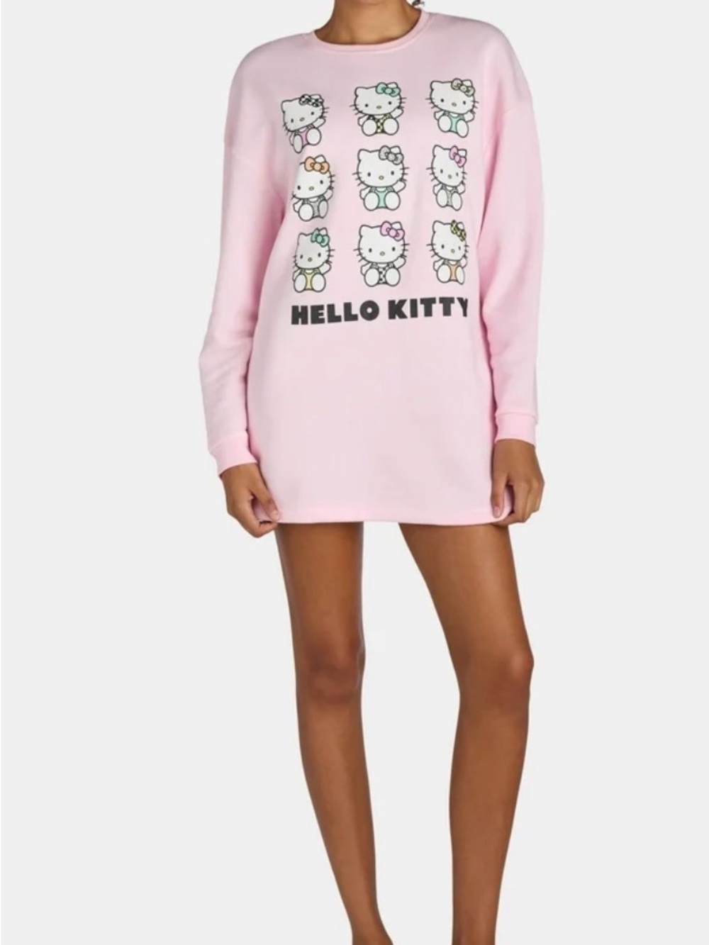 Hello Kitty Pastel Pink Pullover with Character Tag